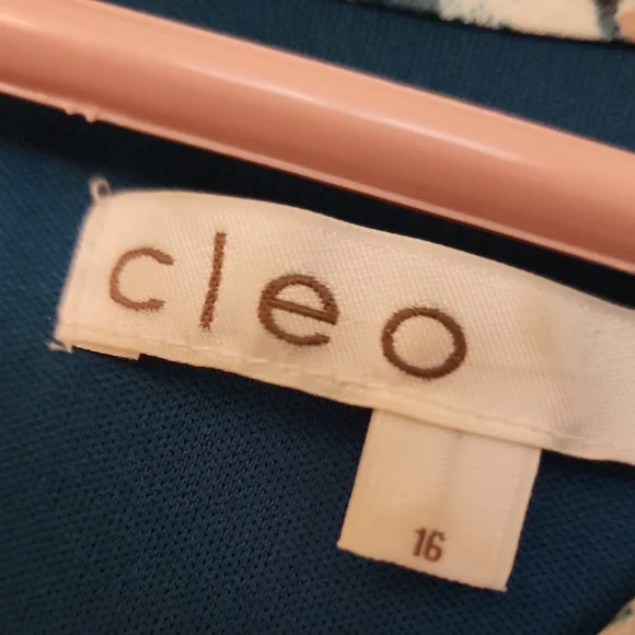 Cleo Blue Floral Midi Dress - Picture 3 of 5